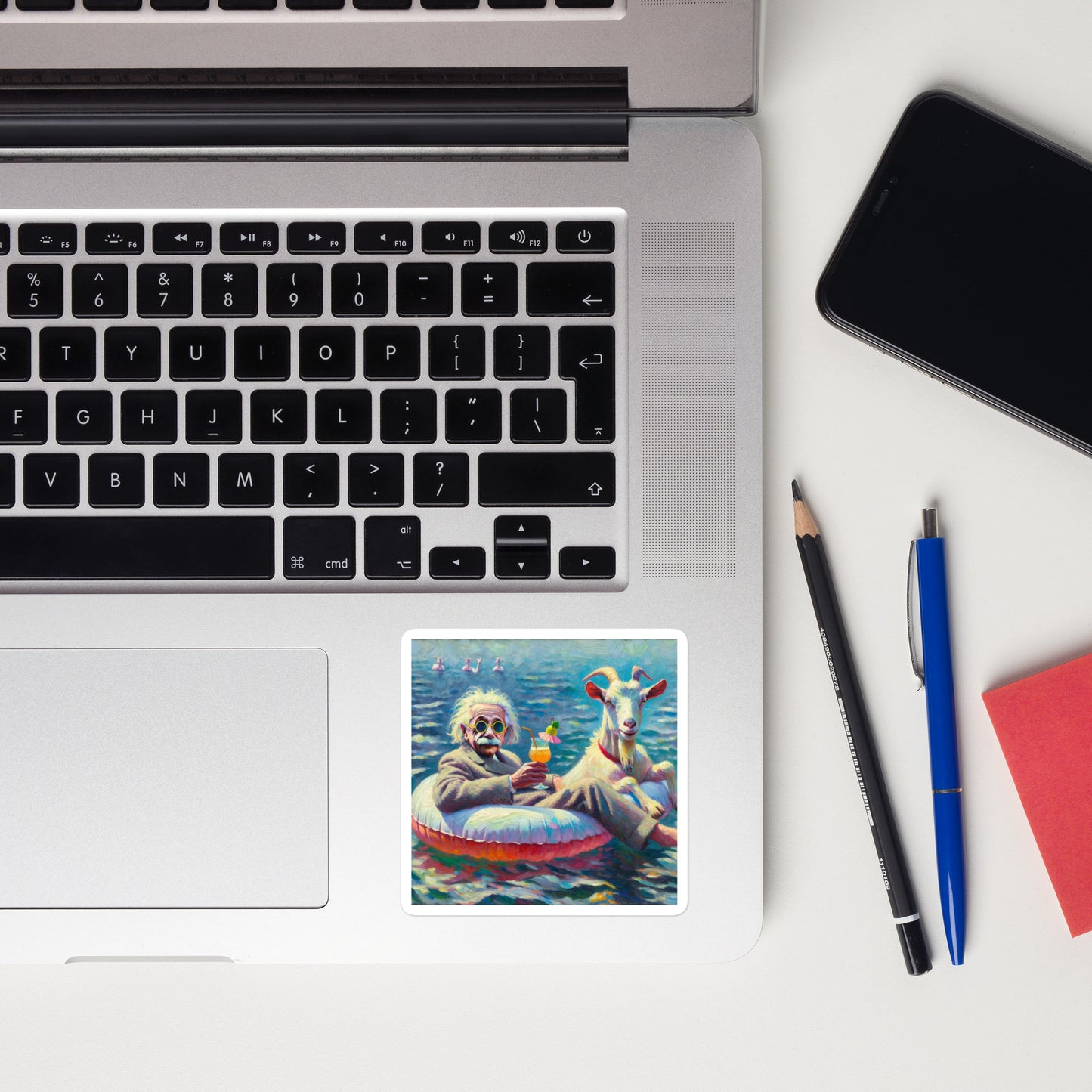 Formal Einstein Floatin Sticker