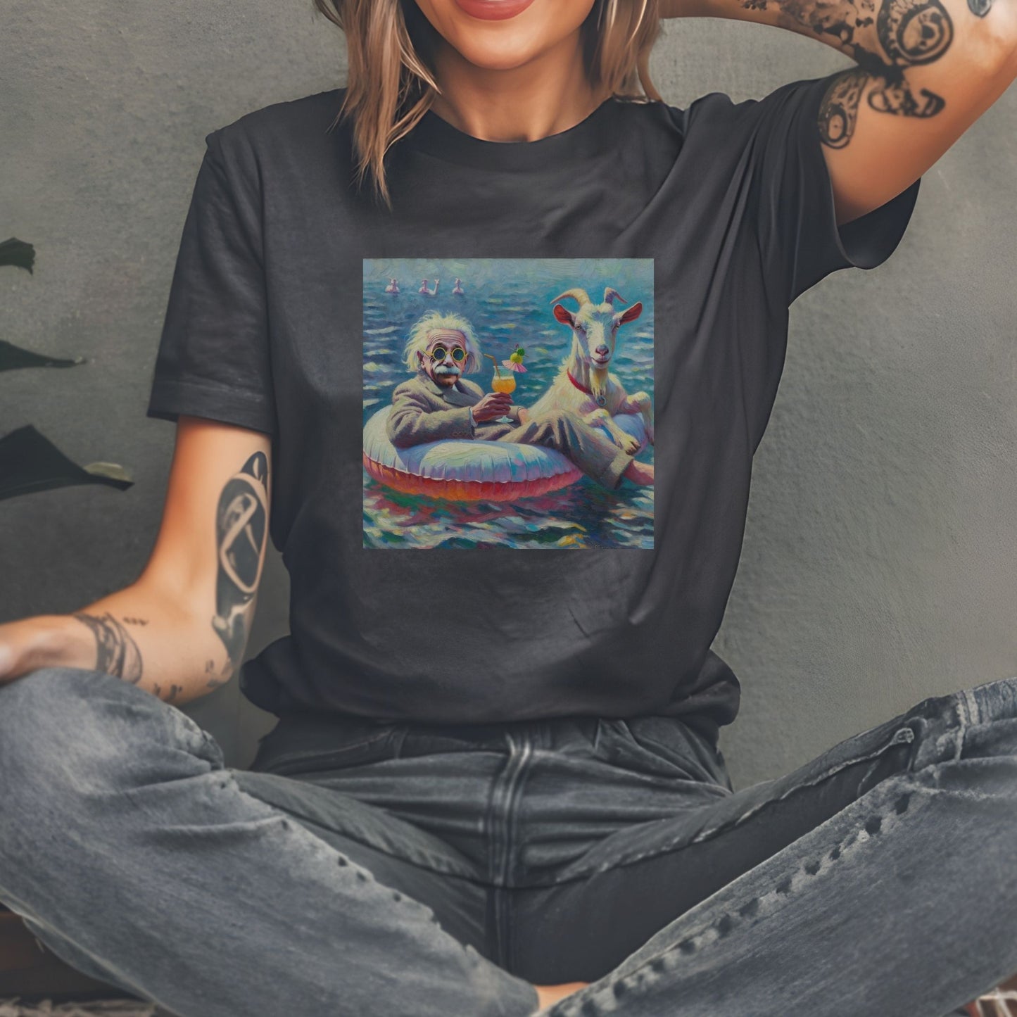 Formal Floatin Einstein T-shirt