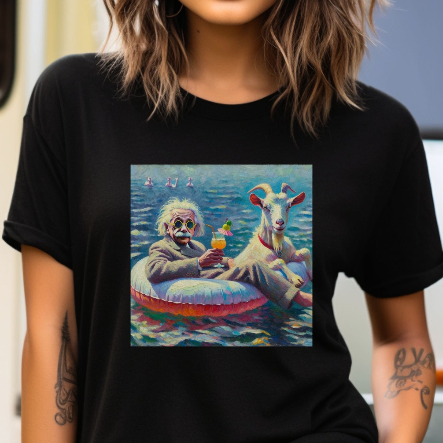 Formal Floatin Einstein T-shirt