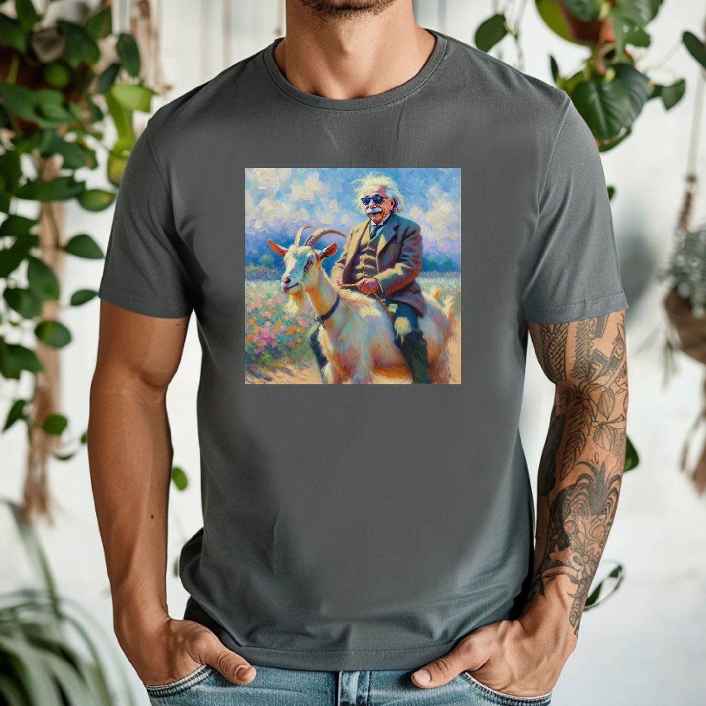 Formal Einstein & His Steed T-shirt