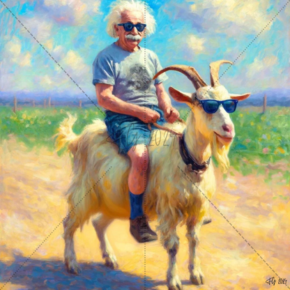 Einstein & His Steed T-shirt