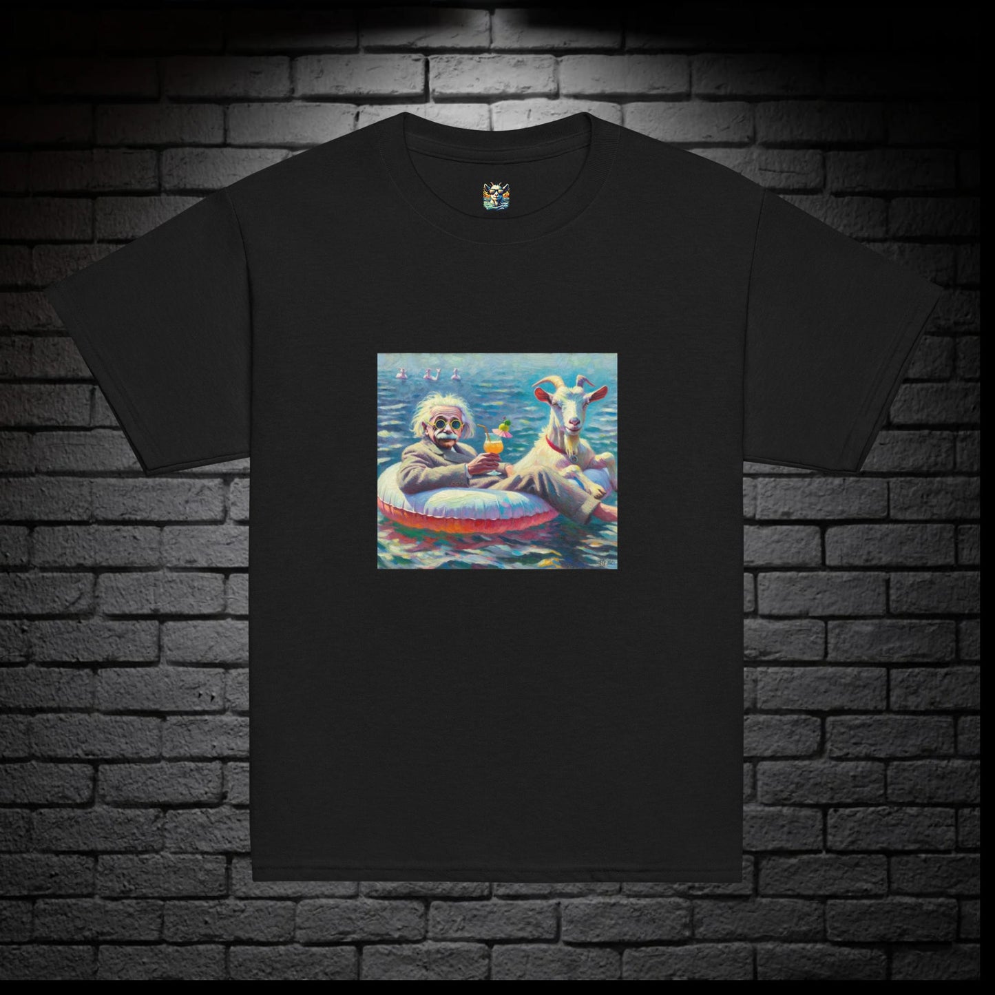 Formal Floatin Einstein Kids T-shirt