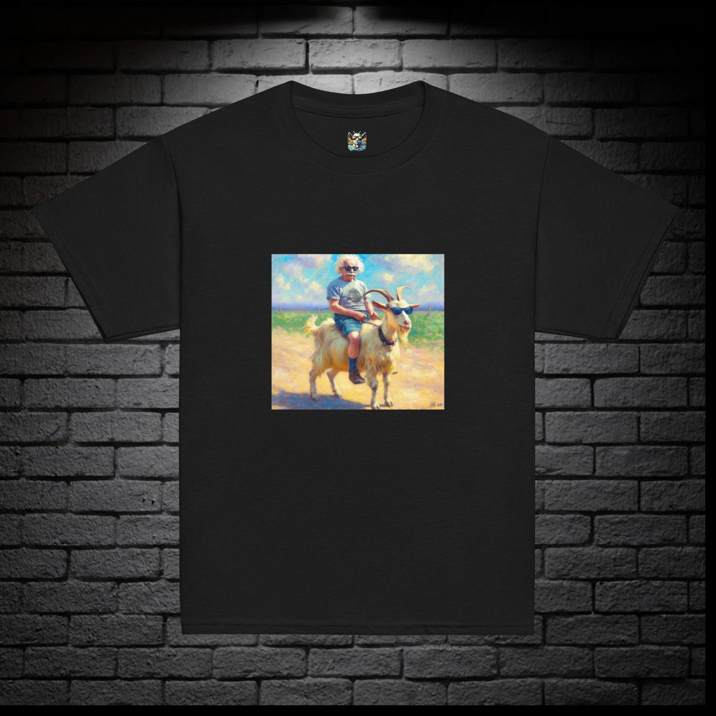 Einstein & His Steed Kids T-shirt